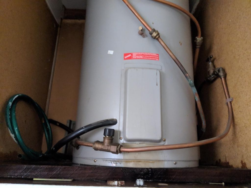Burst hot water tank system in Melbourne