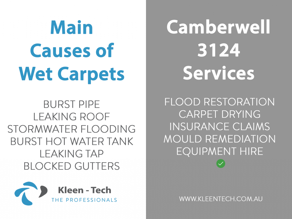 Water damage flood restoration Camberwell Melbourne