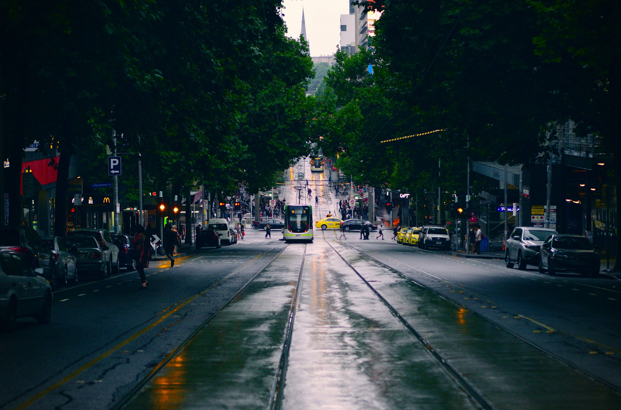 Flood Melbourne City Rainy Weather