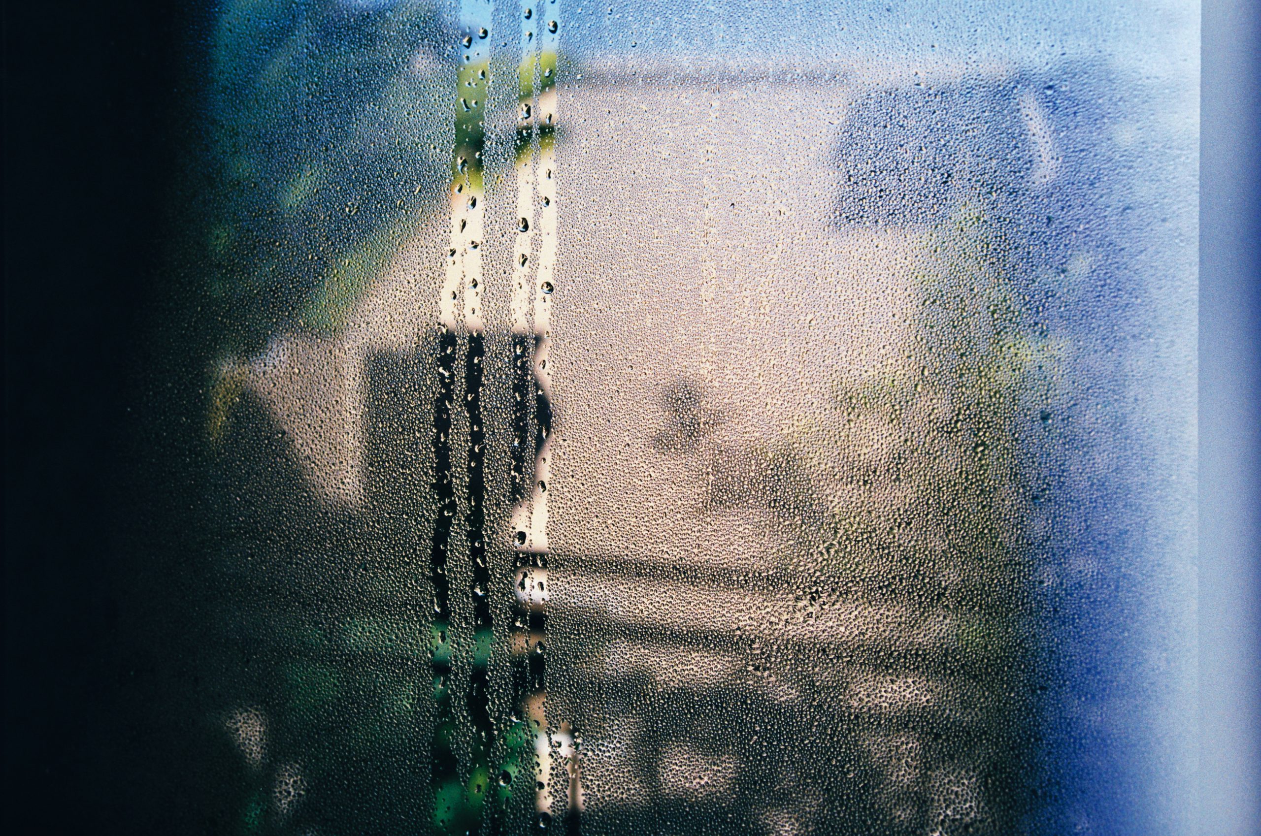 Condensation moisture on a window